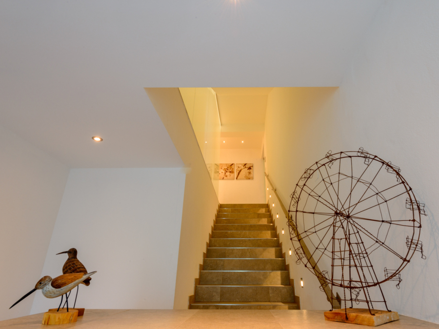 Deko-Riesenrad im Stiegenhaus